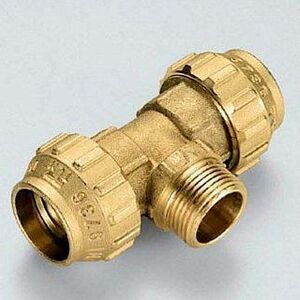 Тройник НР 32х1"х32 для ПНД труб TIEMME