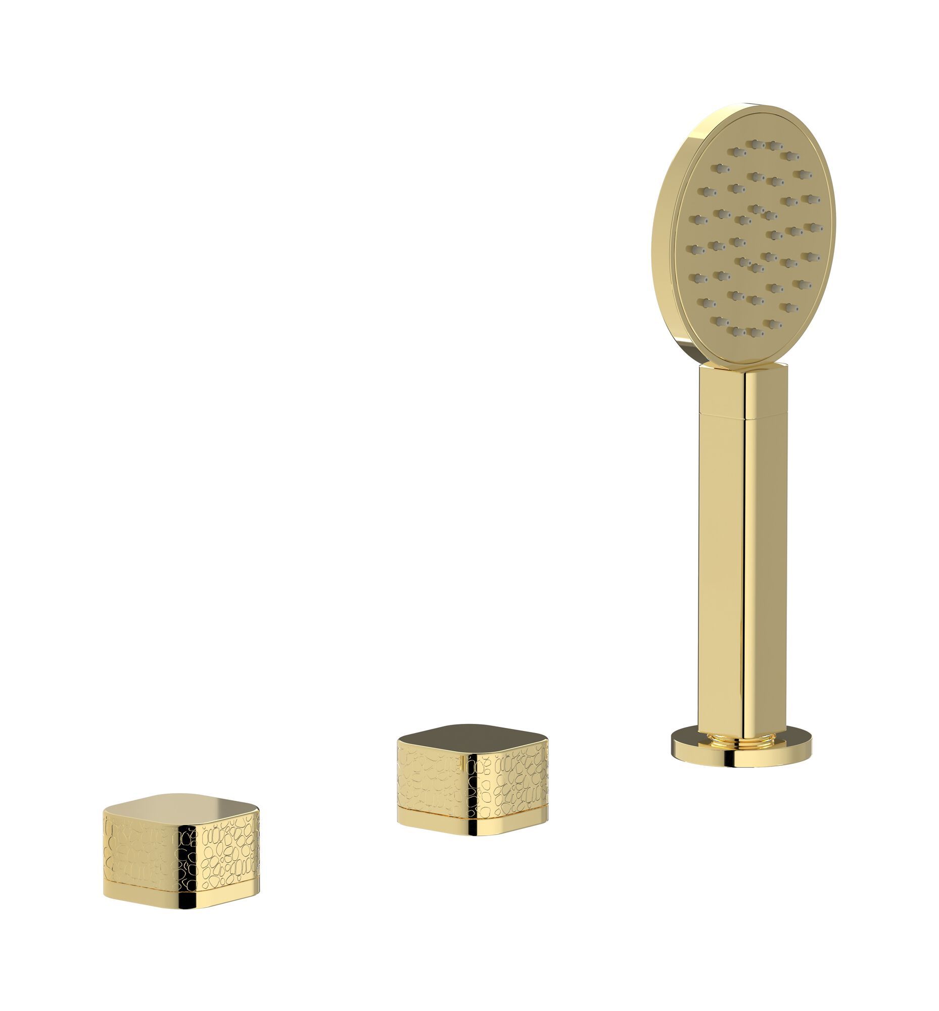 Встраиваемый смеситель для ванны с 3 отверстиями и ручным душем IB Elio ARCH-00084092 - Вид №16