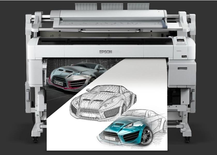 EPSON ITALIA Широкоформатный принтер для CAD-чертежей и ГИС-карт Surecolor™ sc-t C11cd41301a1 - Вид №2