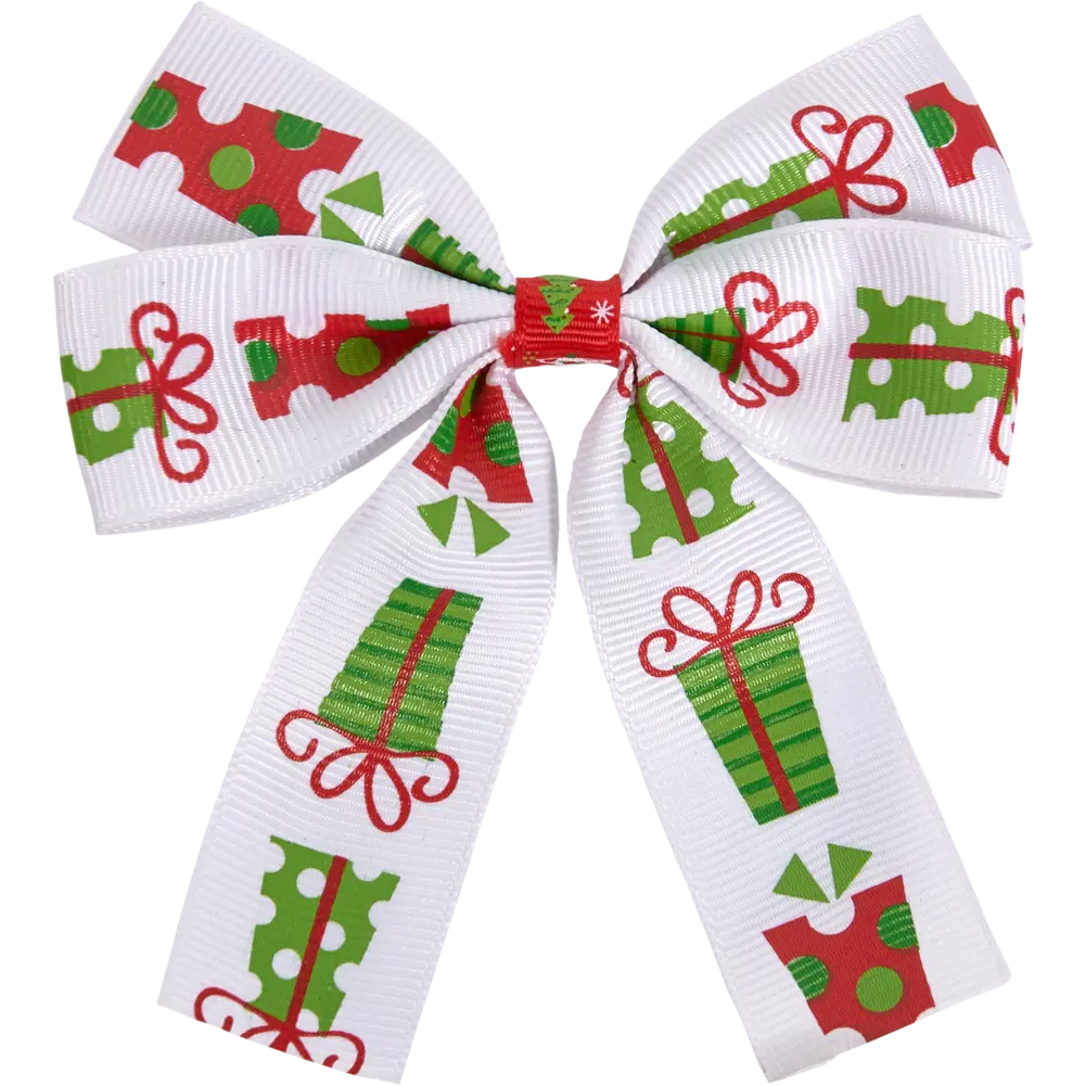 Украшение ёлочное «Бант», 10х2.5 см, цвет белый Santreyd STLM-2055215