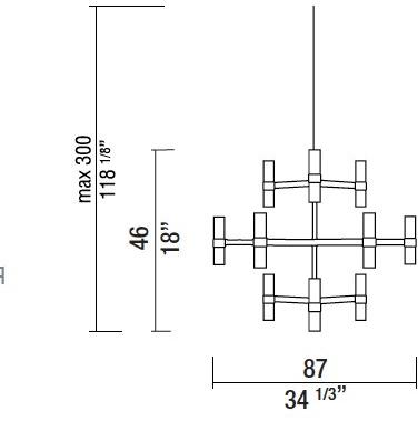 RIFRA Люстра из алюминия sun-id-1492471 - Вид №5