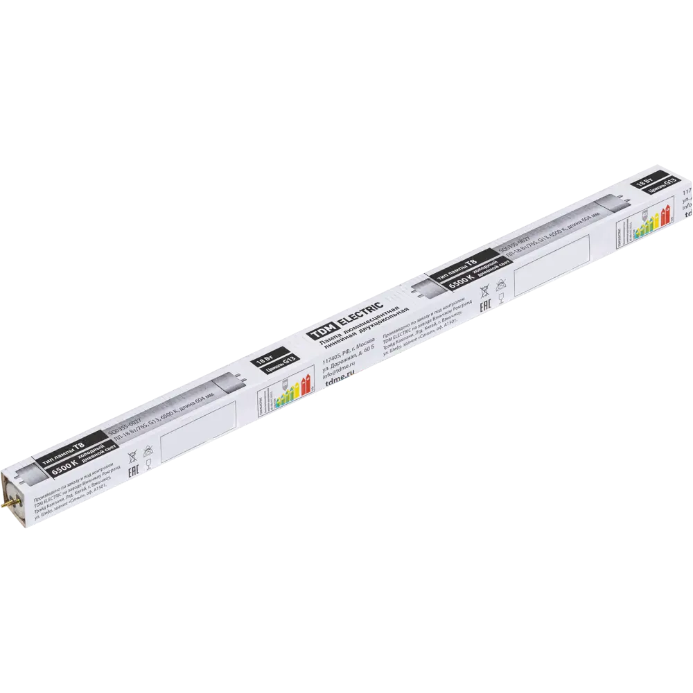 Лампа люминесцентная TDM Electric T8 G13 18 Вт холодный белый свет SQ0355-0027 82477844 STLM-2062921  - Вид №4