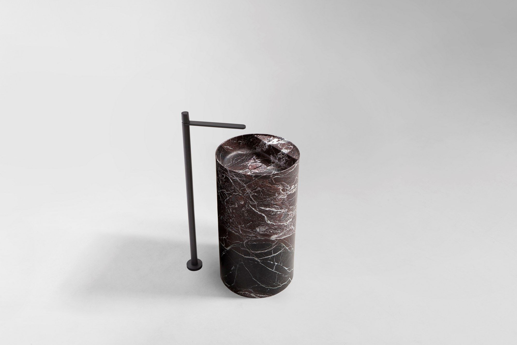 Круглый умывальник из красного мрамора Levanto Antoniolupi SIMPLO85 ARCH-00092857 - Вид №2