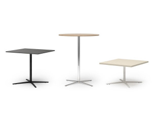 Квадратный алюминиевый журнальный столик