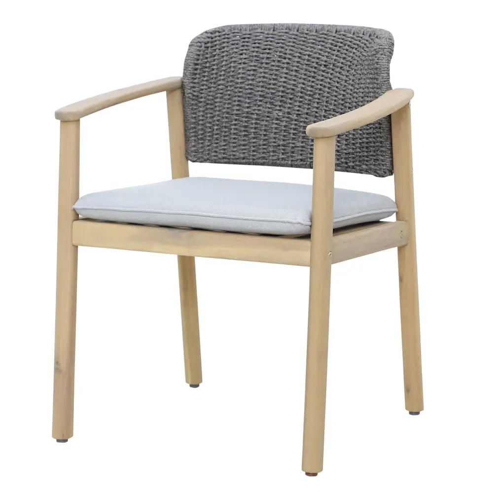 BEGINIA Fisht — садовое кресло из акации с плетением Роуп 89382924 STLM-1572709 - Вид №1