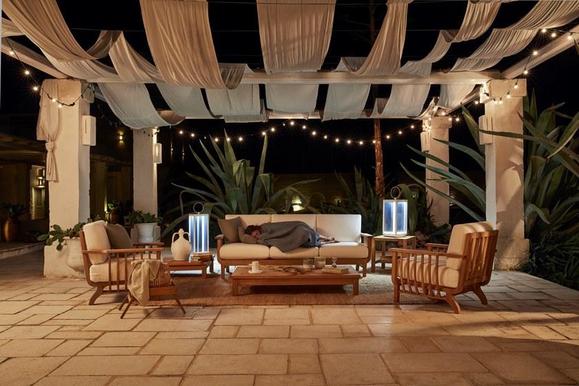 Unopiù Садовый диван из тика и акрила Chelsea Chdig/chcu04 - Вид №1