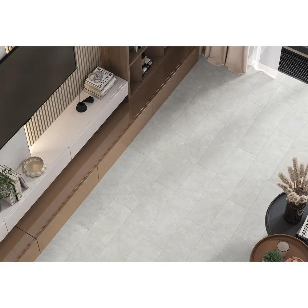 Глазурованный керамогранит Alma Ceramica Concrete Floor 70 20x90 см 1.62 м² матовый цвет серый STLM-2099238