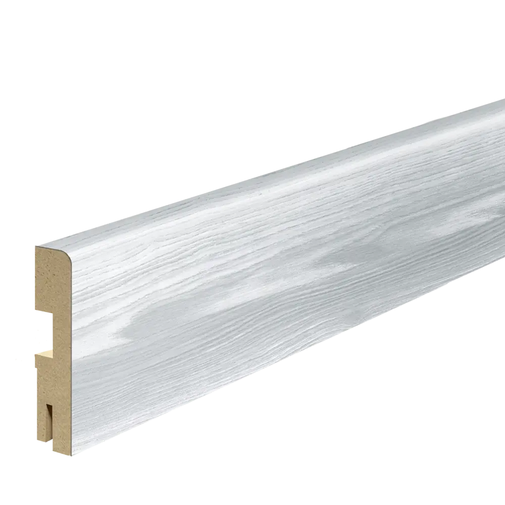 Плинтус напольный МДФ Клён светлый 70x16x2100 мм цвет серый 84921560 STLM-2013403 Santreyd 