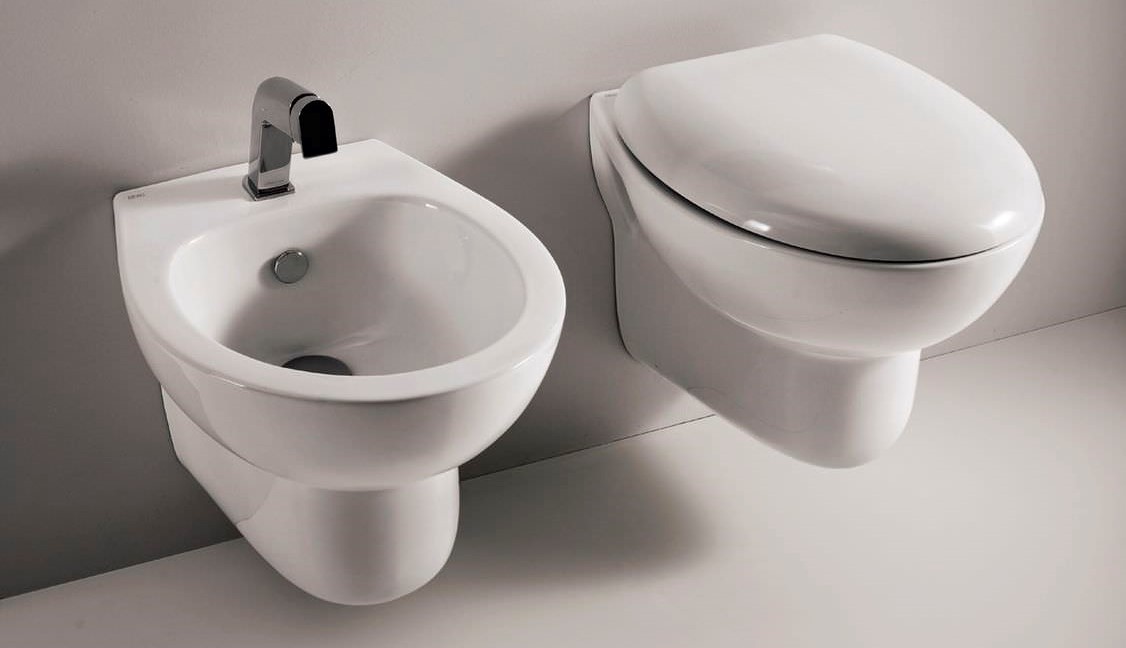 40017 Подвесной унитаз настенный Зеленый Althea Ceramica Contract Fly Италия - Вид №2