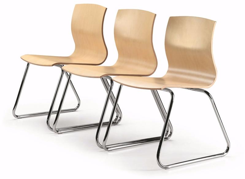 TALIN Штабелируемый стул-санки из фанеры Webwood sun-id-1448760 - Вид №2