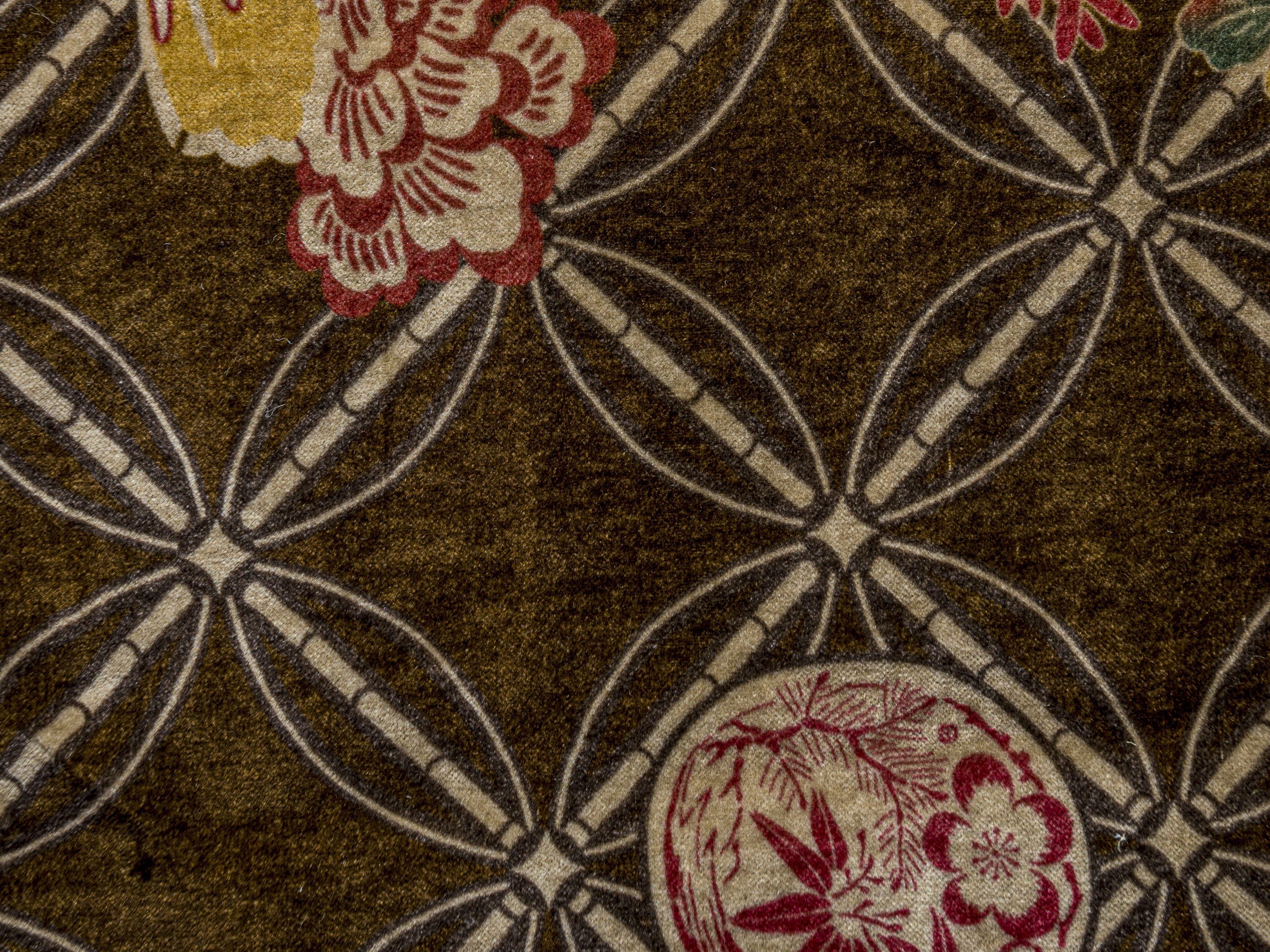 Хлопчатобумажная и льняная ткань с цветочным рисунком The House of Lyria FOSTER ARCH-00049851 - Вид №6