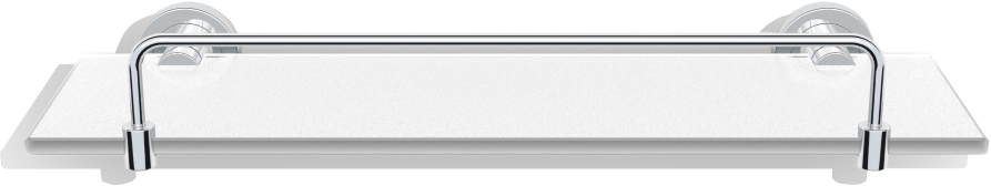 11051D Полка подвесная цвет хром LANGBERGER BURANO