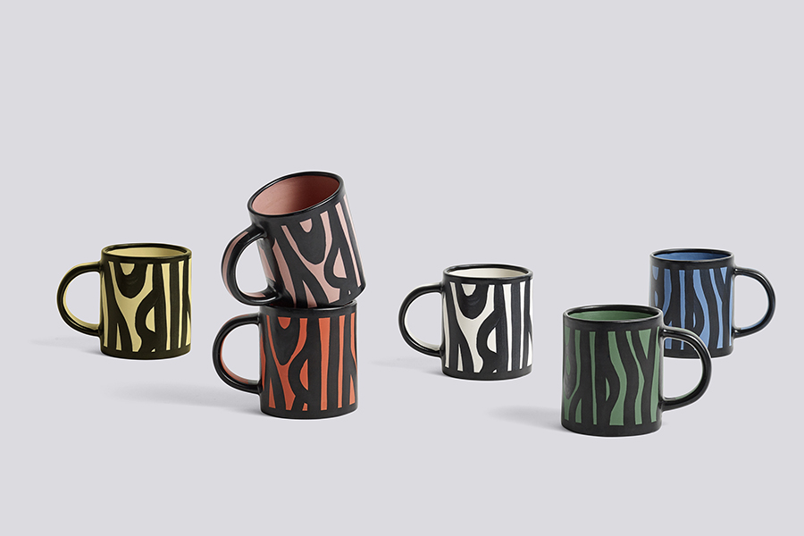 Кружка Wood Mug красная Hay 506591 - Вид №3