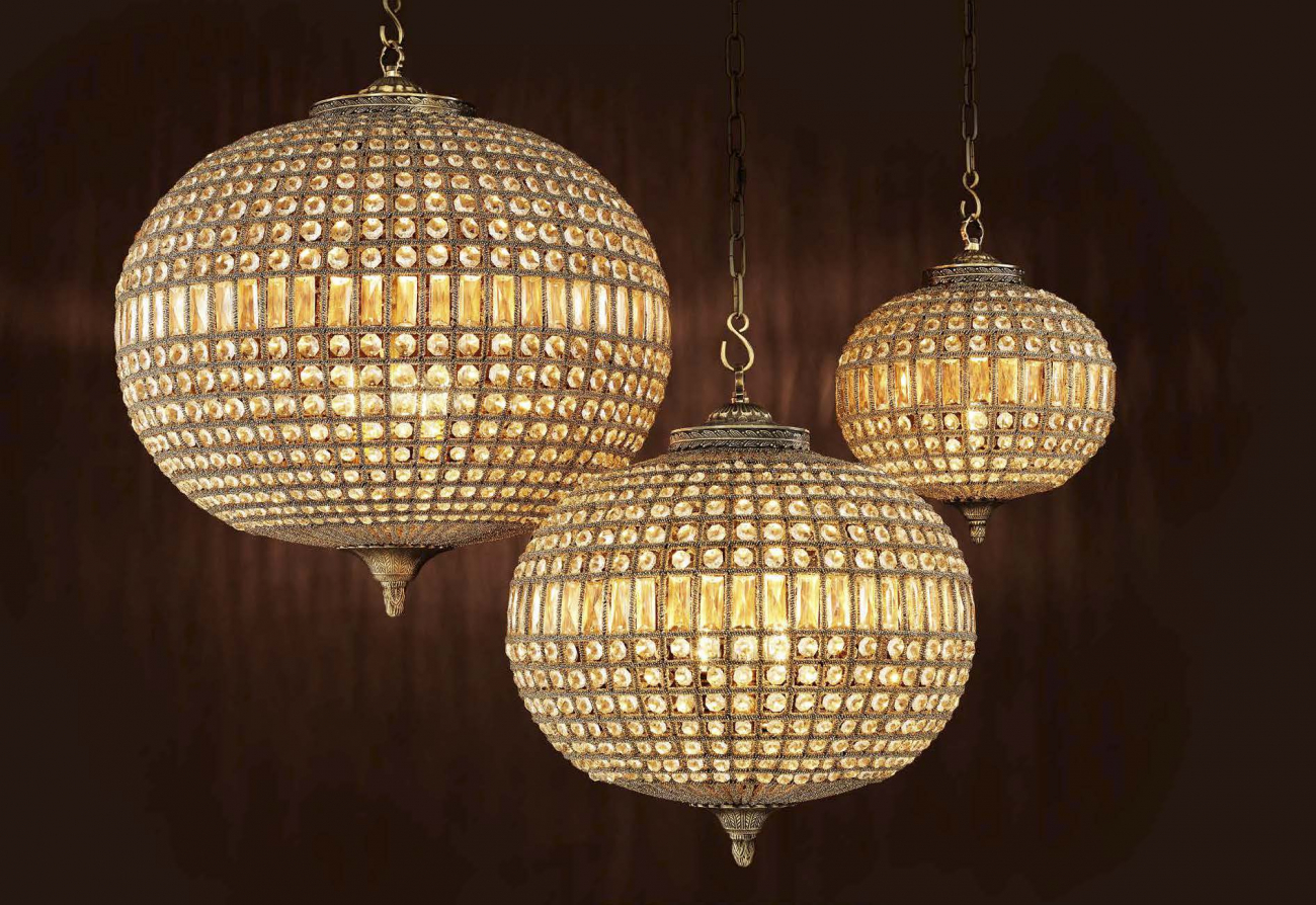 Подвесной светильник 106267 от Eichholtz EICHHOLTZ ДИЗАЙНЕРСКИЕ 242961 Латунь  - Вид №1