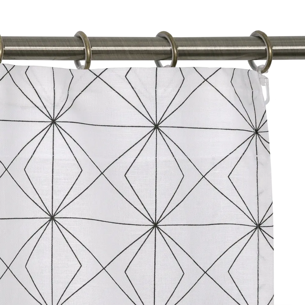 Штора на ленте «Схема 3», 145х260 см, цвет белый ВАСИЛИСА STLM-2025191 - Вид №3