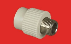 Муфта комбинированная (нар.рез.) 32-1 Grise PP-R