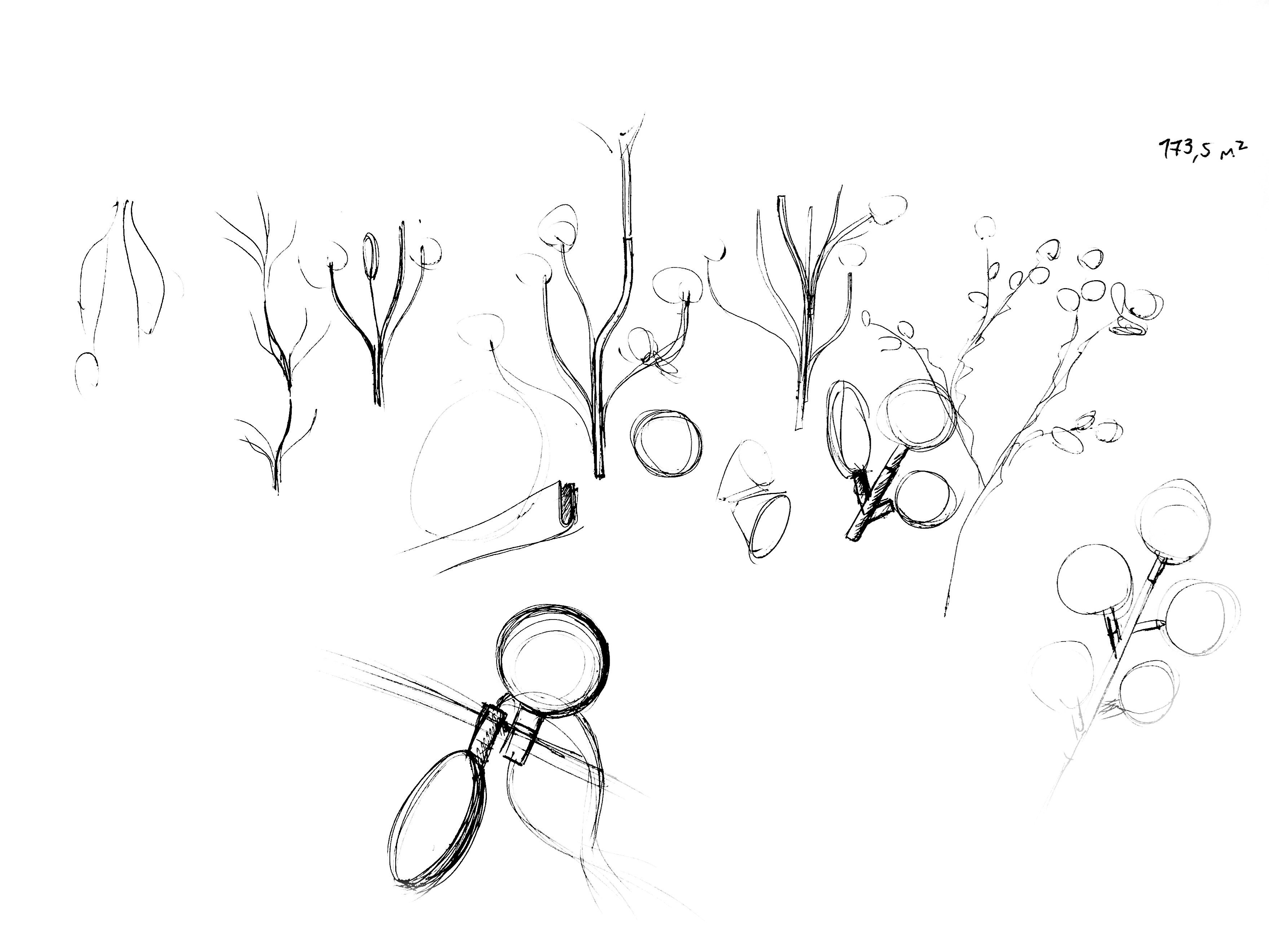 Настольная лампа из дутого стекла и металла BROKIS Ivy ARCH-00093093 - Вид №13