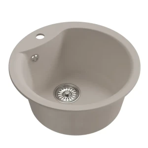 91354439 Врезная мойка Mixline ML-GM12 (331) NEW 48x48x20 см искусственный камень цвет белый STLM-1410477