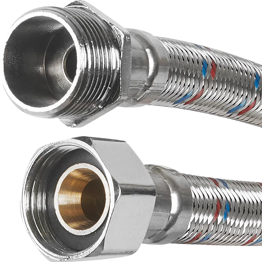 Гибкая подводка для воды Aquabeam 3/4"x3/4" гайка - штуцер 60 см STLM-2026220 - Вид №1