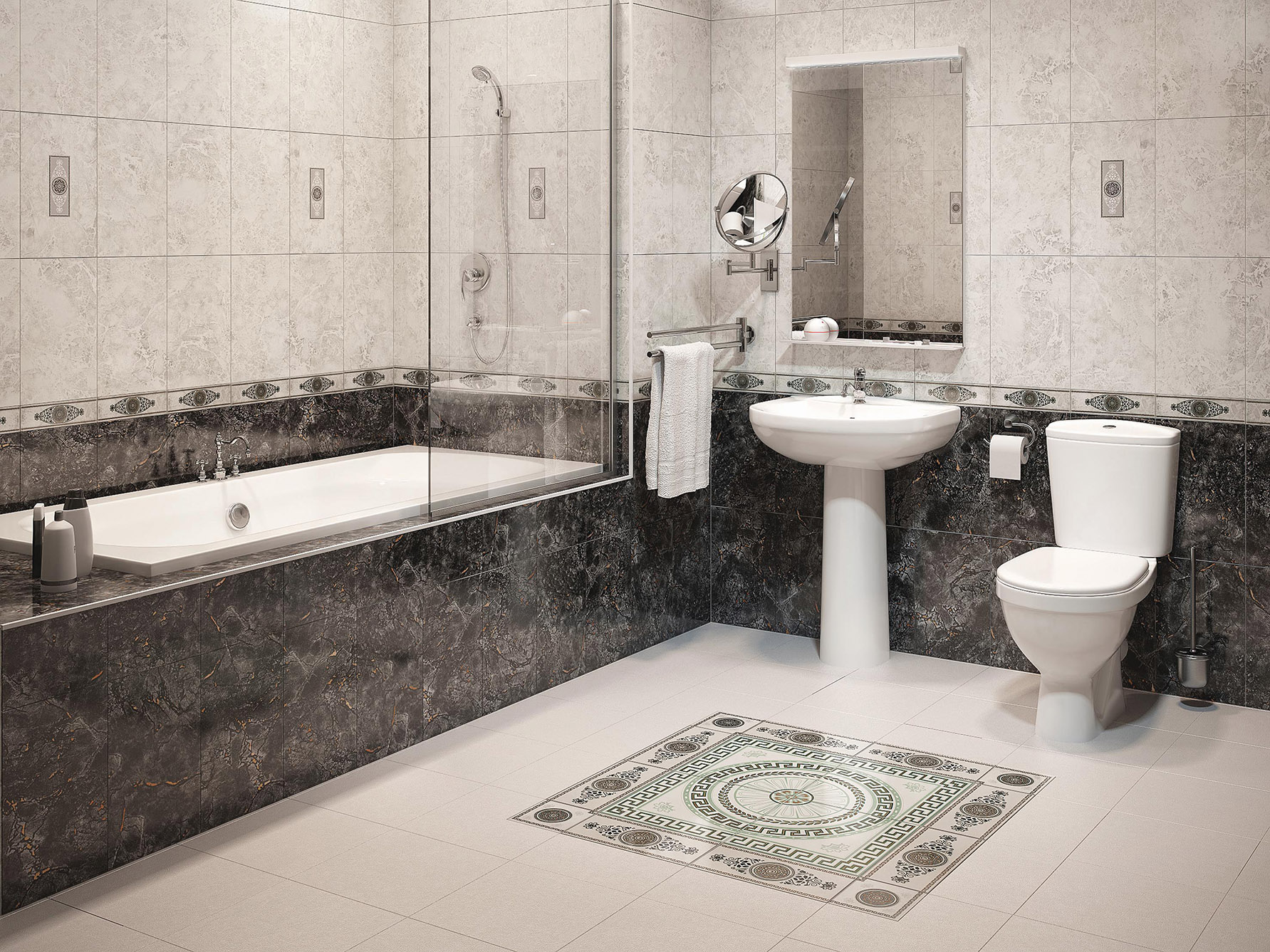 Керамическая плитка ЦЕЗАРЬ 272571 7,1х25 см PiezaROSA  - Вид №1