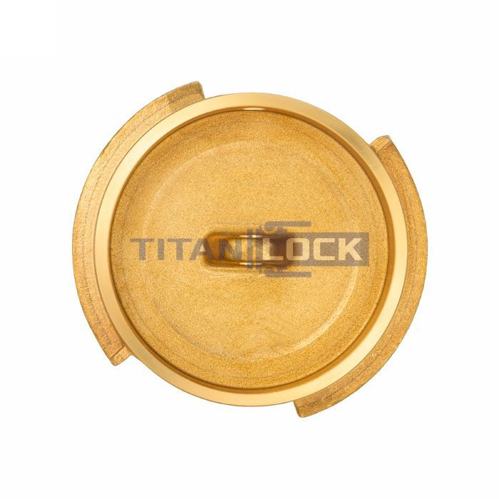 Соединение TankWagen, заглушка для муфты, латунь TLVB80BR TITAN LOCK  - Вид №2