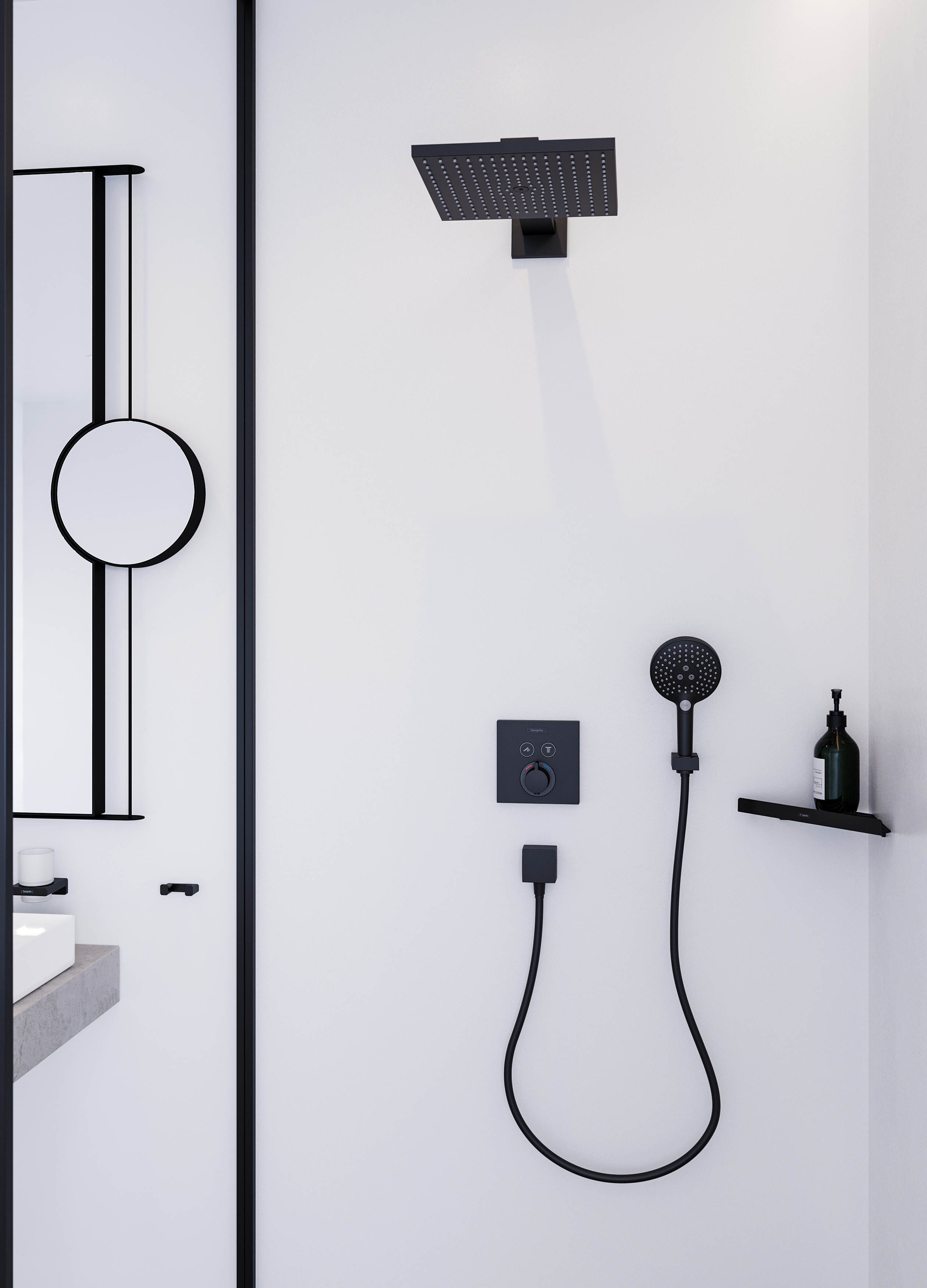 15763990 ShowerSelect Термостат для скрытого монтажа, 2 функции Hansgrohe  - Вид №5