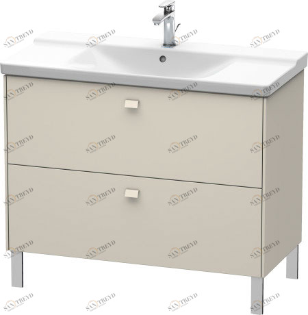 BR441209191 Brioso Тумбочка напольная Серо-коричневый декор Duravit