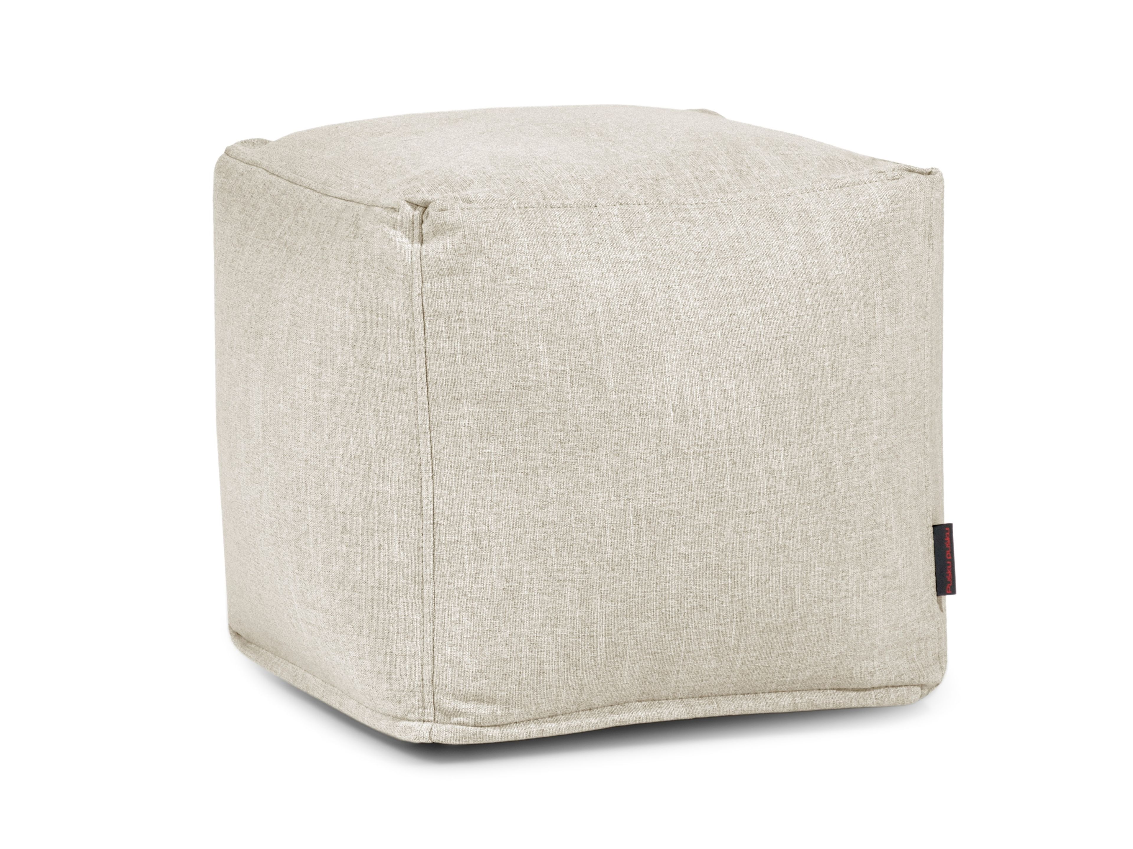 Переработанная ткань квадратный съемный мешок пуф Pusku pusku Gaia ARCH-00084297 - Вид №4