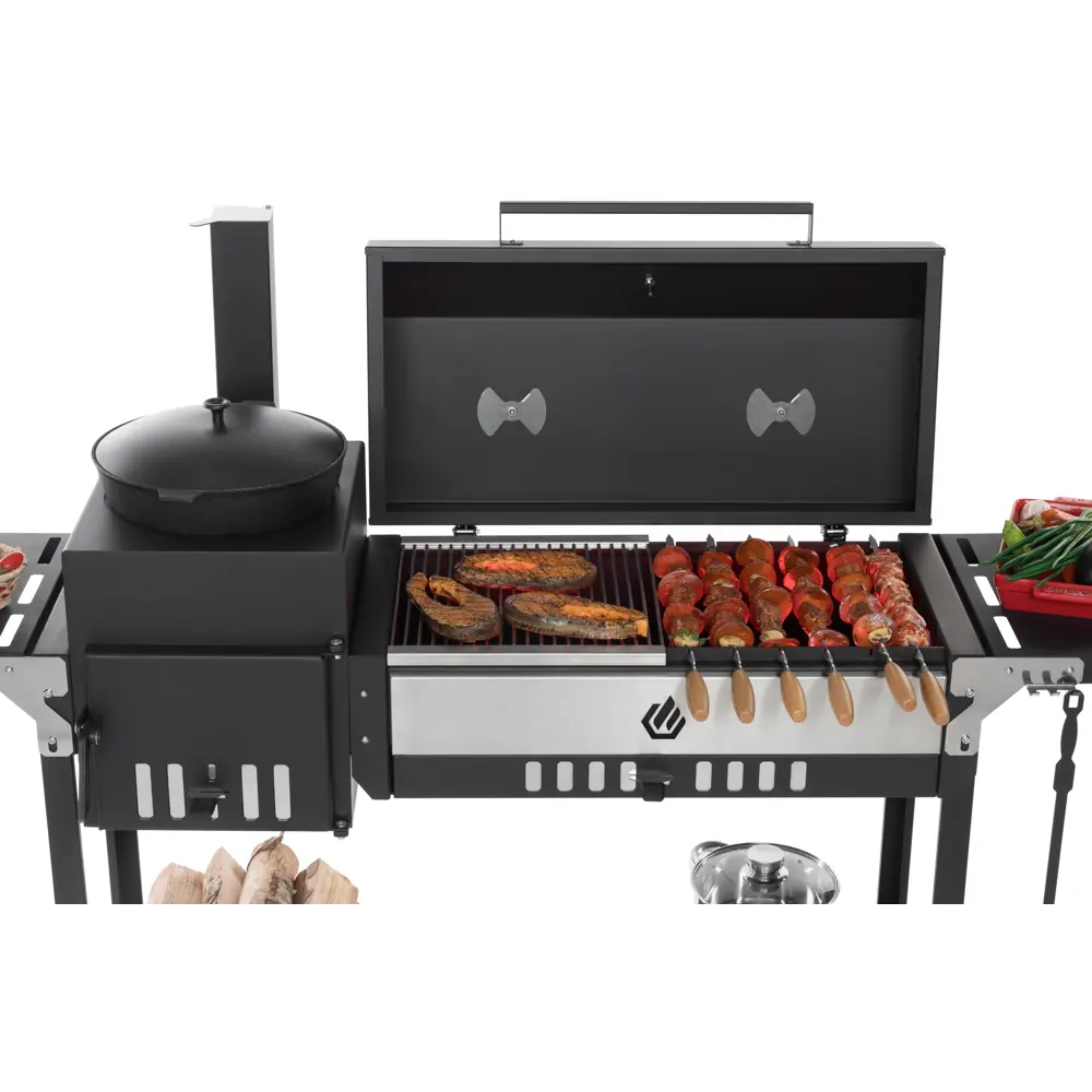 Гриль-мангал Gratar Inclusive INC79P сталь 68.5x209x123 см STLM-2135322 - Вид №18