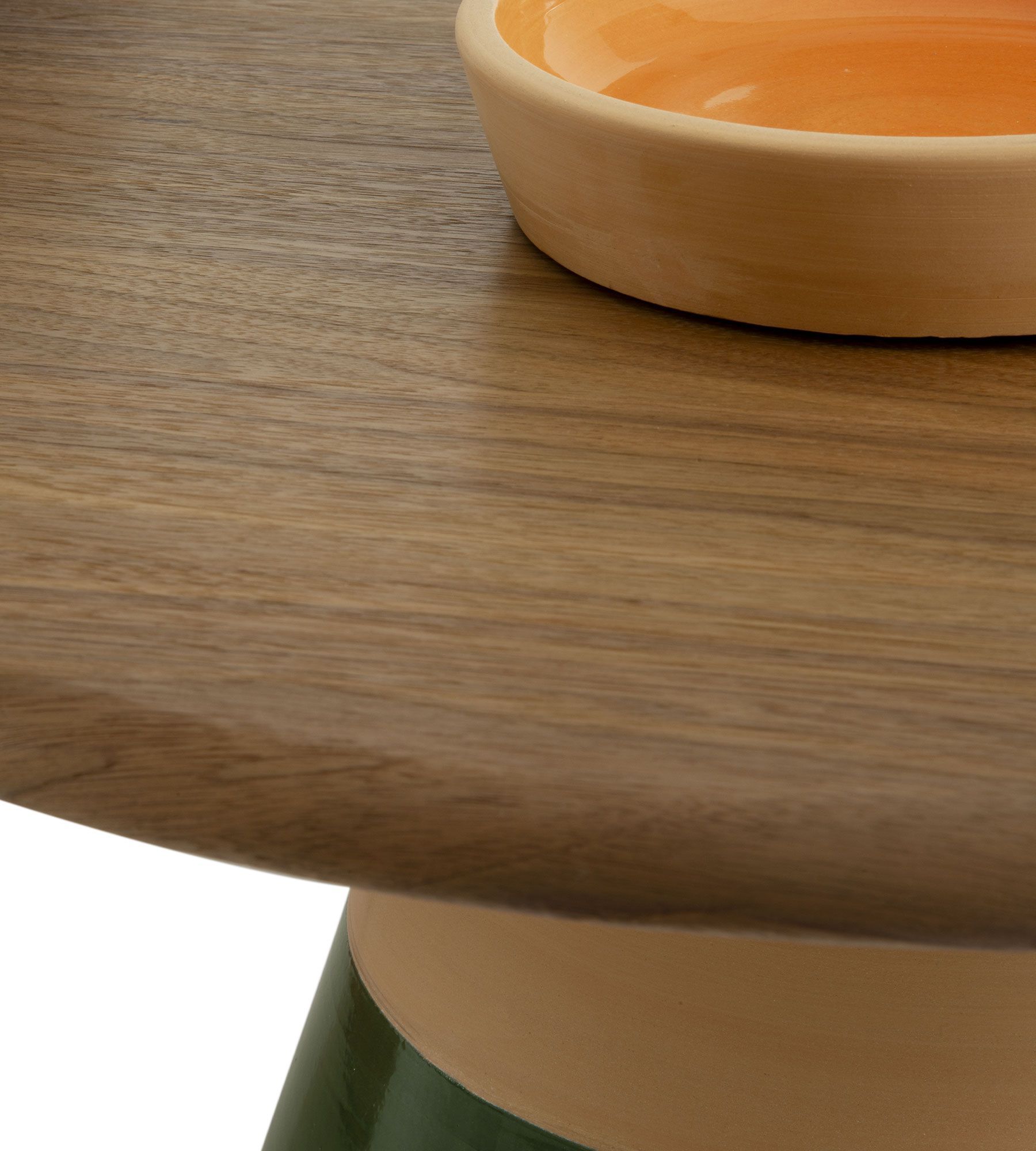 Журнальный столик из глины с деревянной столешницей Morica Design Высокая мода ARCH-00129625 - Вид №18