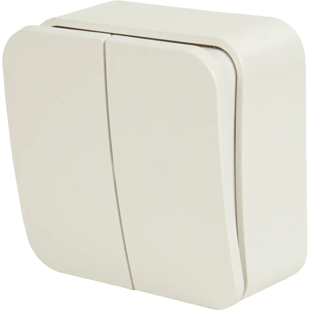 Выключатель накладной Schneider Electric Blanca 10 Ас 2 клавиши цвет белый SYSTEME ELECTRIC STLM-2128362