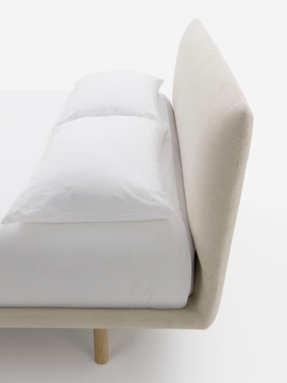 Двуспальная кровать из ткани с мягким изголовьем Pianca FILO UP ARCH-00047367 - Вид №5