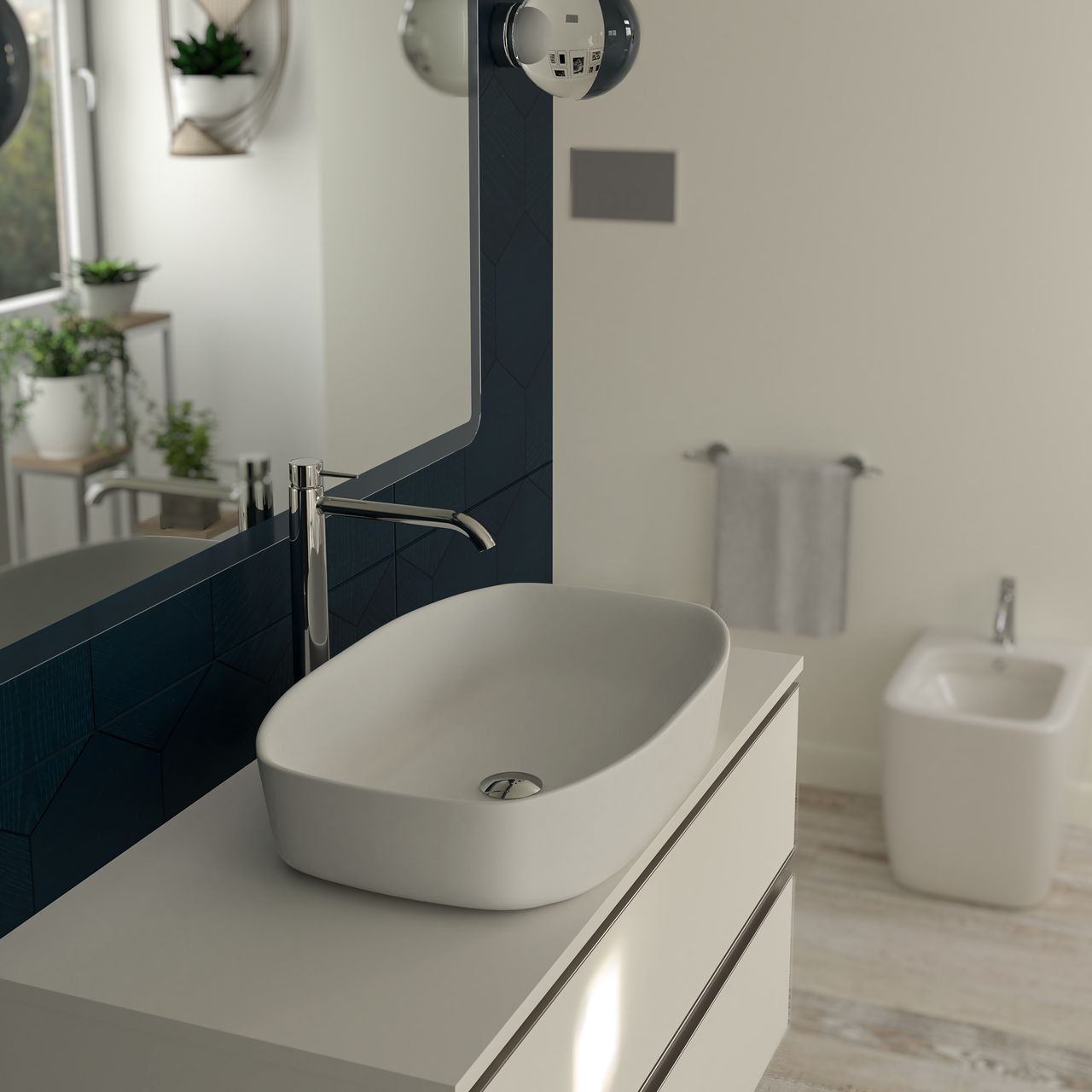 Керамическая прямоугольная столешница Ercos MUSA ARCH-00075562 - Вид №1