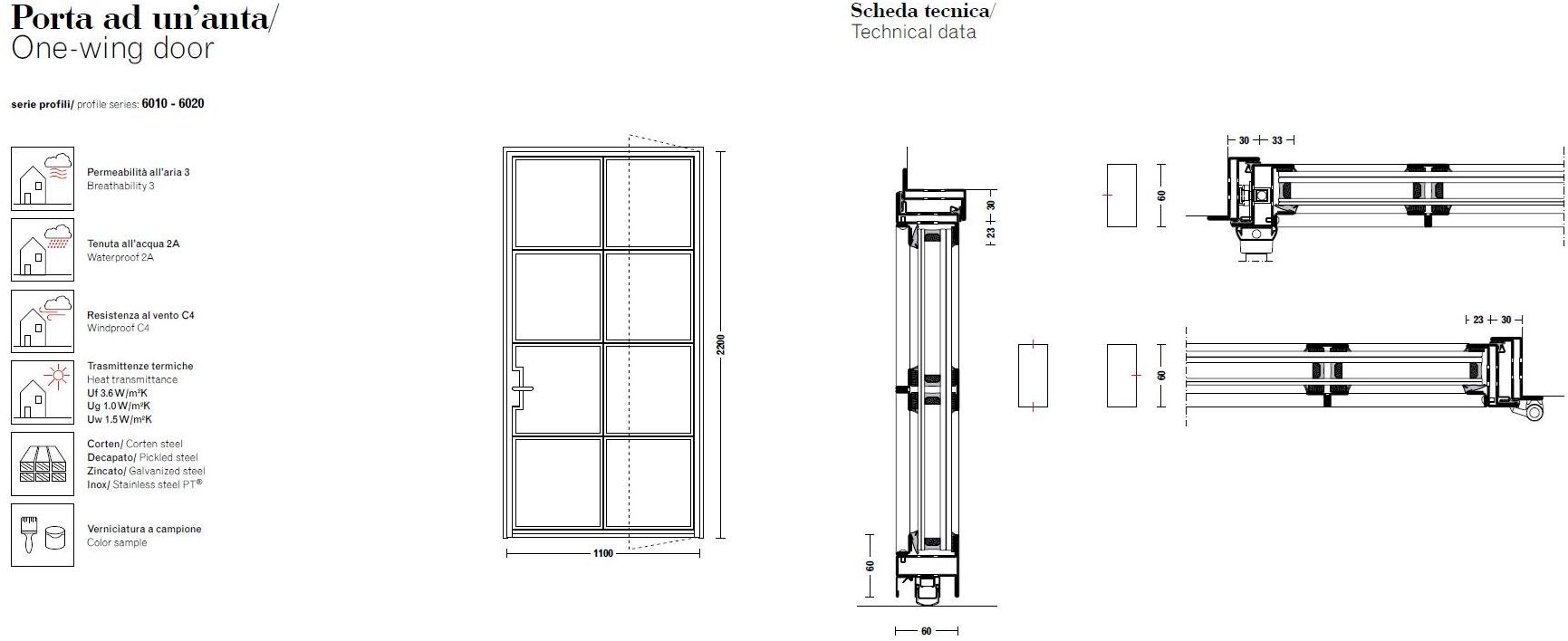 PALLADIO Распашное окно из стали с терморазрывом sun-id-1442575 - Вид №16