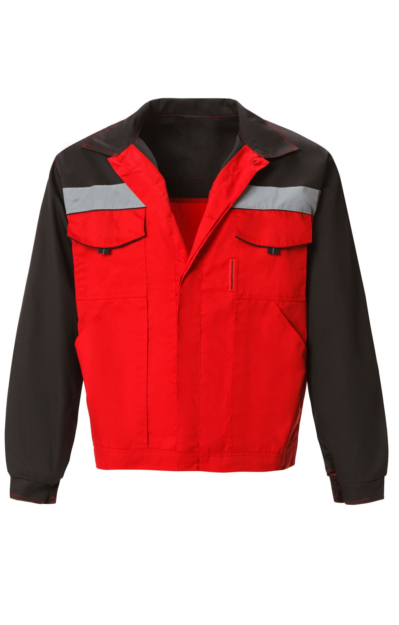 65178 Костюм "Мастер-Люкс" красный с черным  Летняя спецодежда  размер 56-58/170-176  - Вид №3