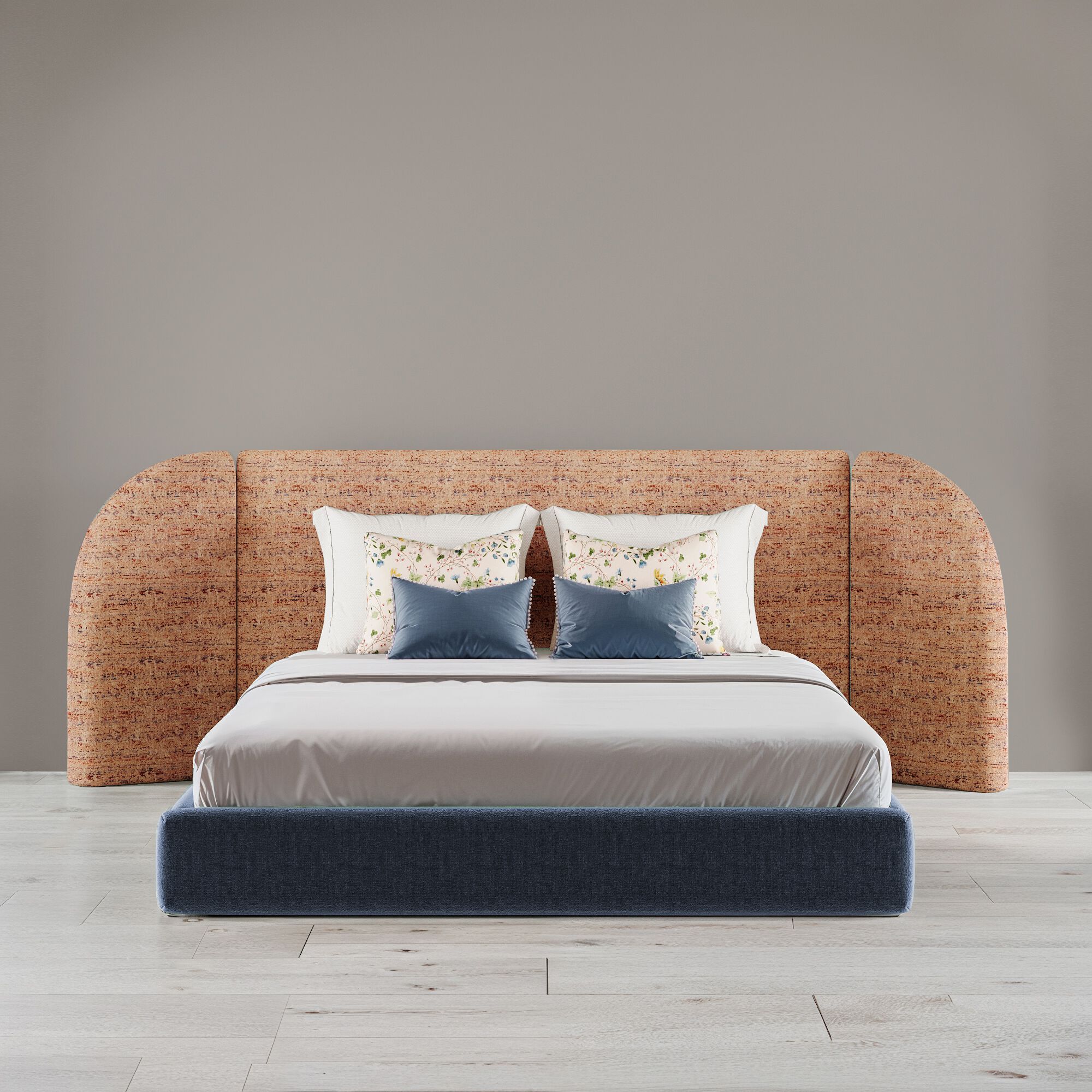 Двуспальная мягкая кровать из ткани Marianna Piccolo Gaia ARCH-00060872 - Вид №3