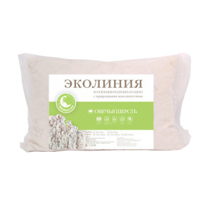 90401742 Подушка Эколиния 50x70 см шерсть STLM-0215340 ЦВЕТНЫЕ СНЫ