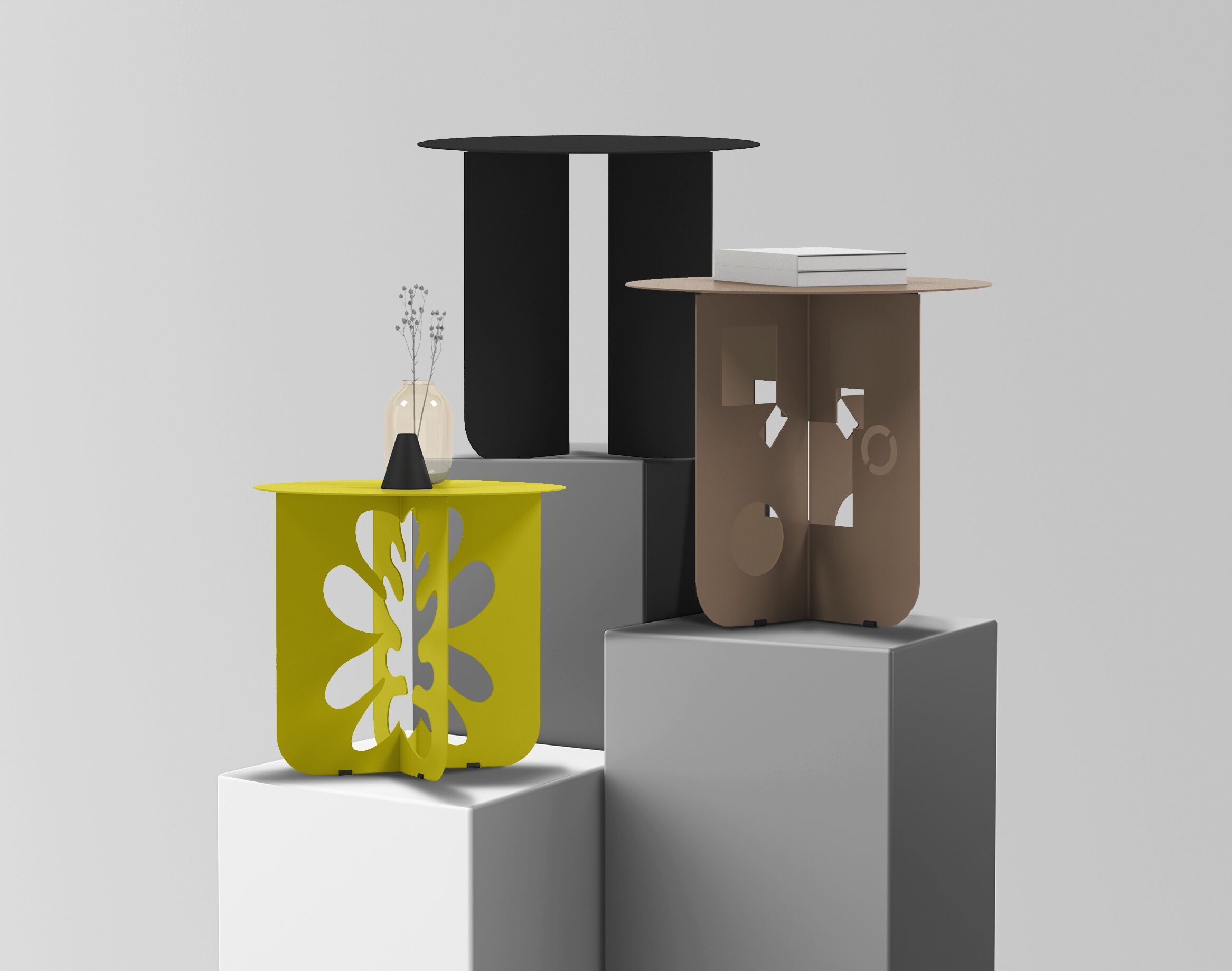 Круглый стол из листового металла Shishka Project Art Table ARCH-00045086 - Вид №6