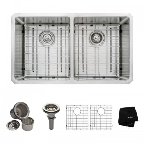 KHU102-33 Мойка кухонная прямоугольная Krausru 