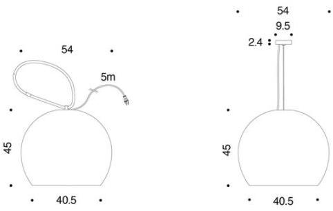 Danese Milano Подвесной светильник из полиуретана с обычными ячейками sun-id-1439364 - Вид №4