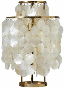 Verpan Перламутровая настольная лампа Fun mother of pearl
