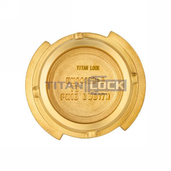 Соединение TankWagen, заглушка для муфты, латунь TLVB80BR TITAN LOCK  - Вид №3