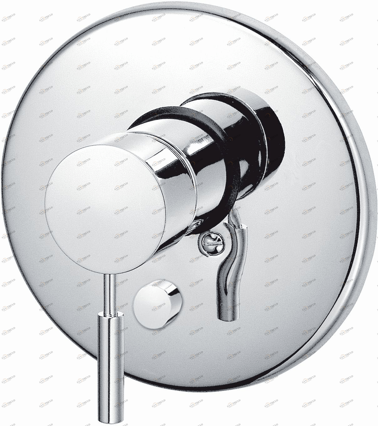 Смеситель встраиваемый для душа Kaja Ipuri 55452-C 55452C