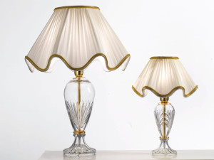 Стеклянная светодиодная настольная лампа