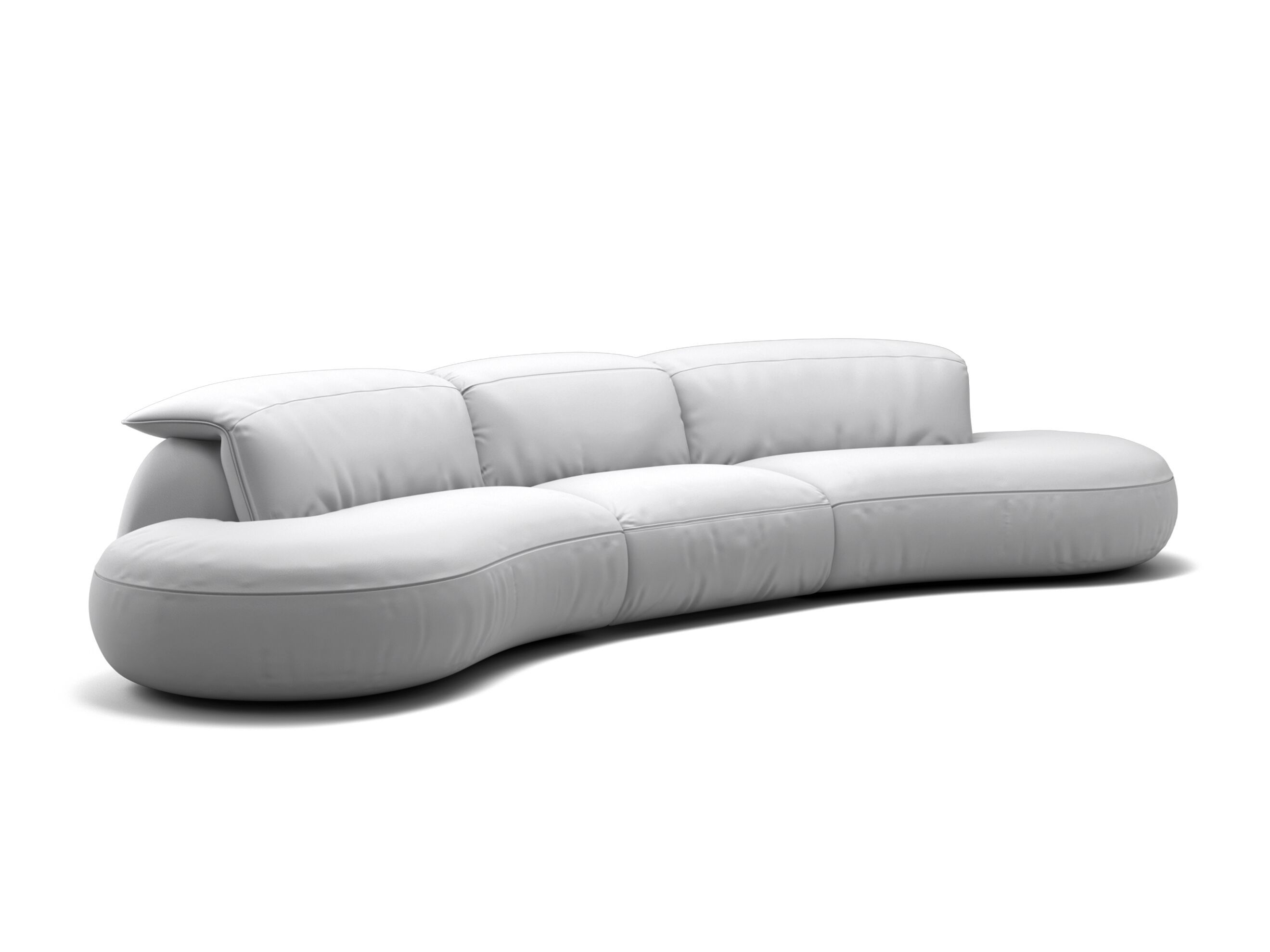 3-местный кожаный диван Natuzzi Italia Mindful ARCH-00126439