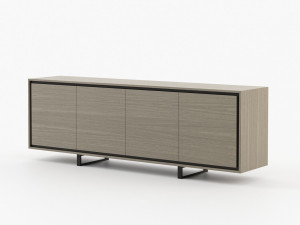 Шкаф из ясеня с распашными дверями