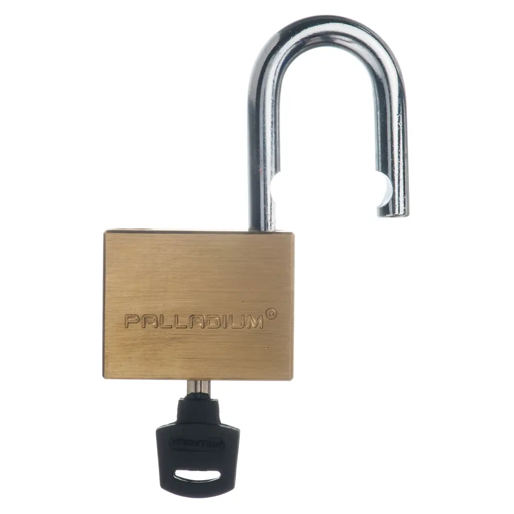 Замок навесной Palladium 302B-50, латунь/сталь STLM-2049429 - Вид №1