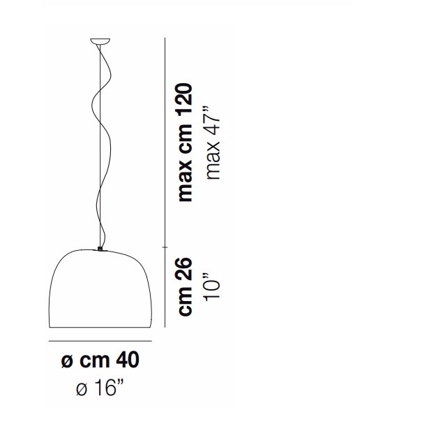 Vistosi SURFACE SP G TB NI подвес 115658 - Вид №4