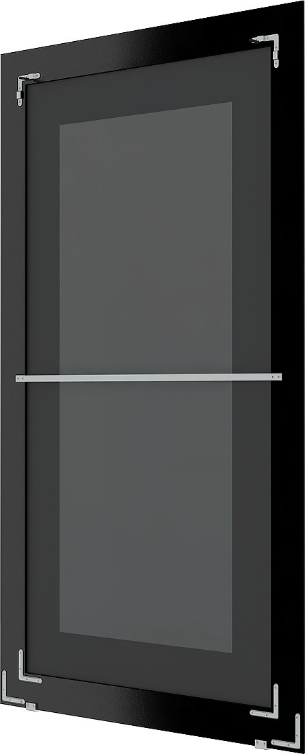 BY 6038 Зеркало напольное в багетной раме - красная волна 89 mm EVOFORM Definite floor - Вид №1