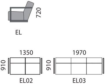 mminterier Съемный тканевый диван El sun-id-1365515 - Вид №2